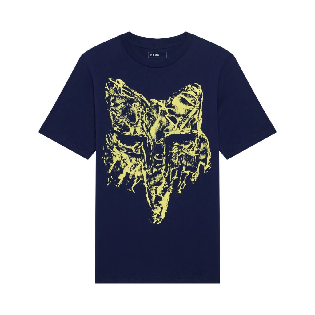 Fox Image Print Hd Tee Navy
