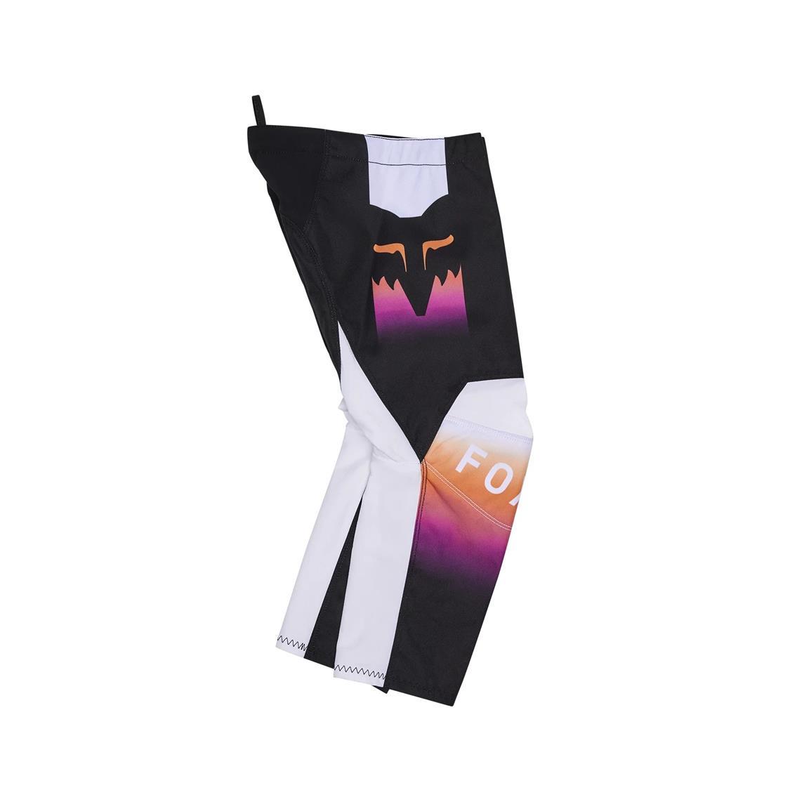 Fox 180 Flora Motocross Pants Kids Girls Black/Pink - Image 1