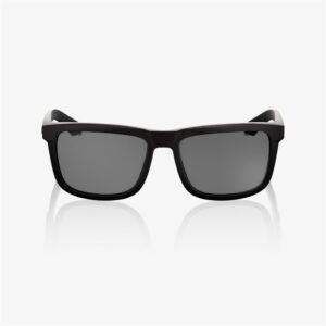 100% Blake Matte Black Sunglasses Smoke Lens - Image 2