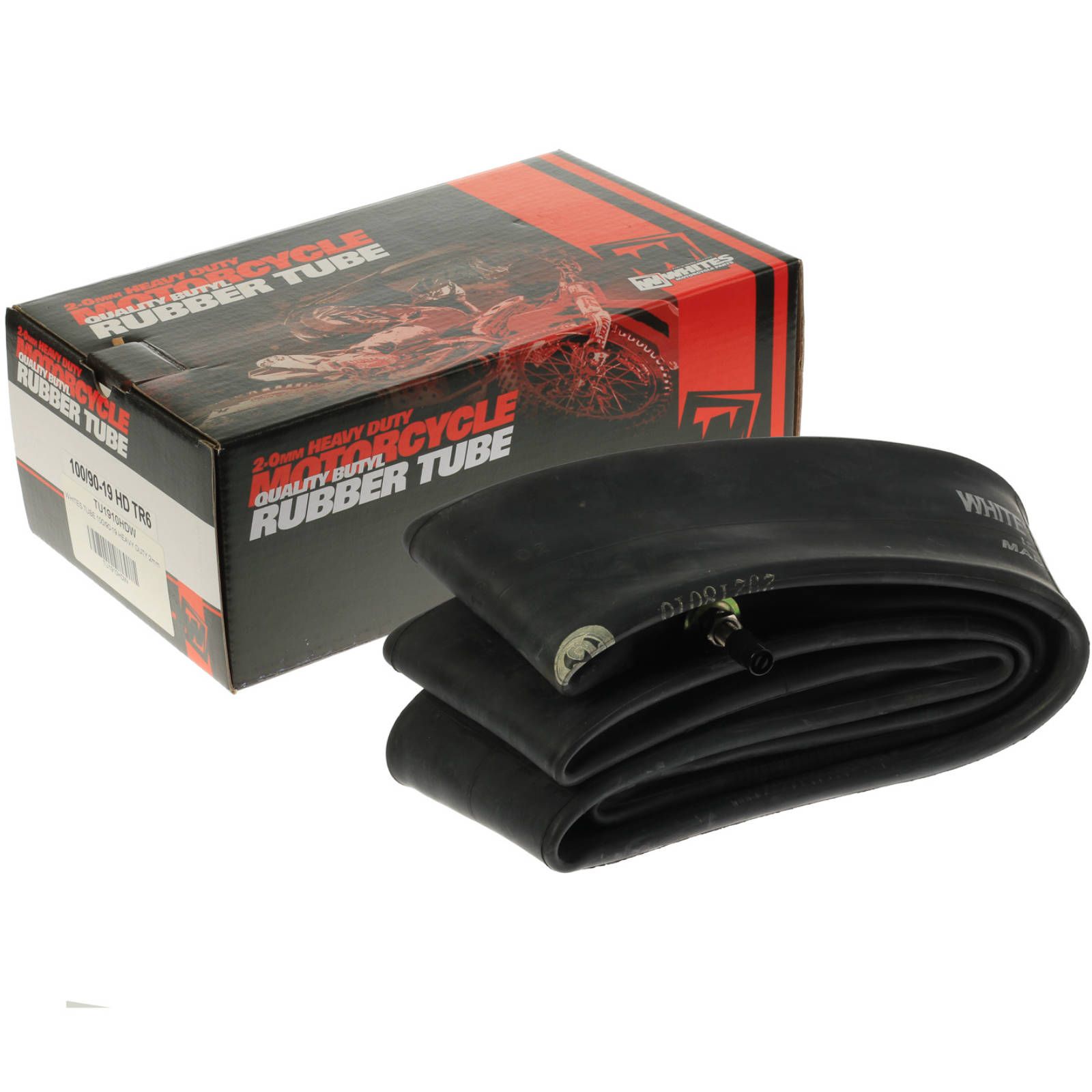 WHITES TUBE 100/90-19 HEAVY DUTY 2mm - Image 1
