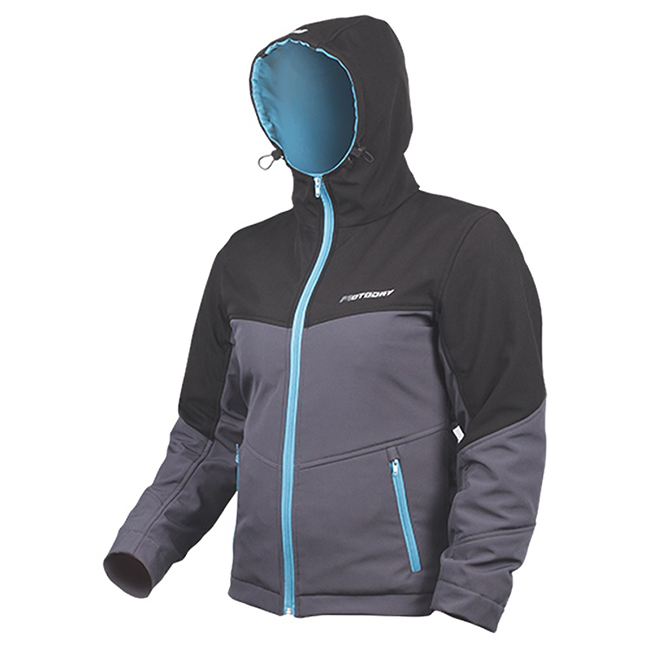 Hoodie MotoDry Jacket Ladies Black/Grey