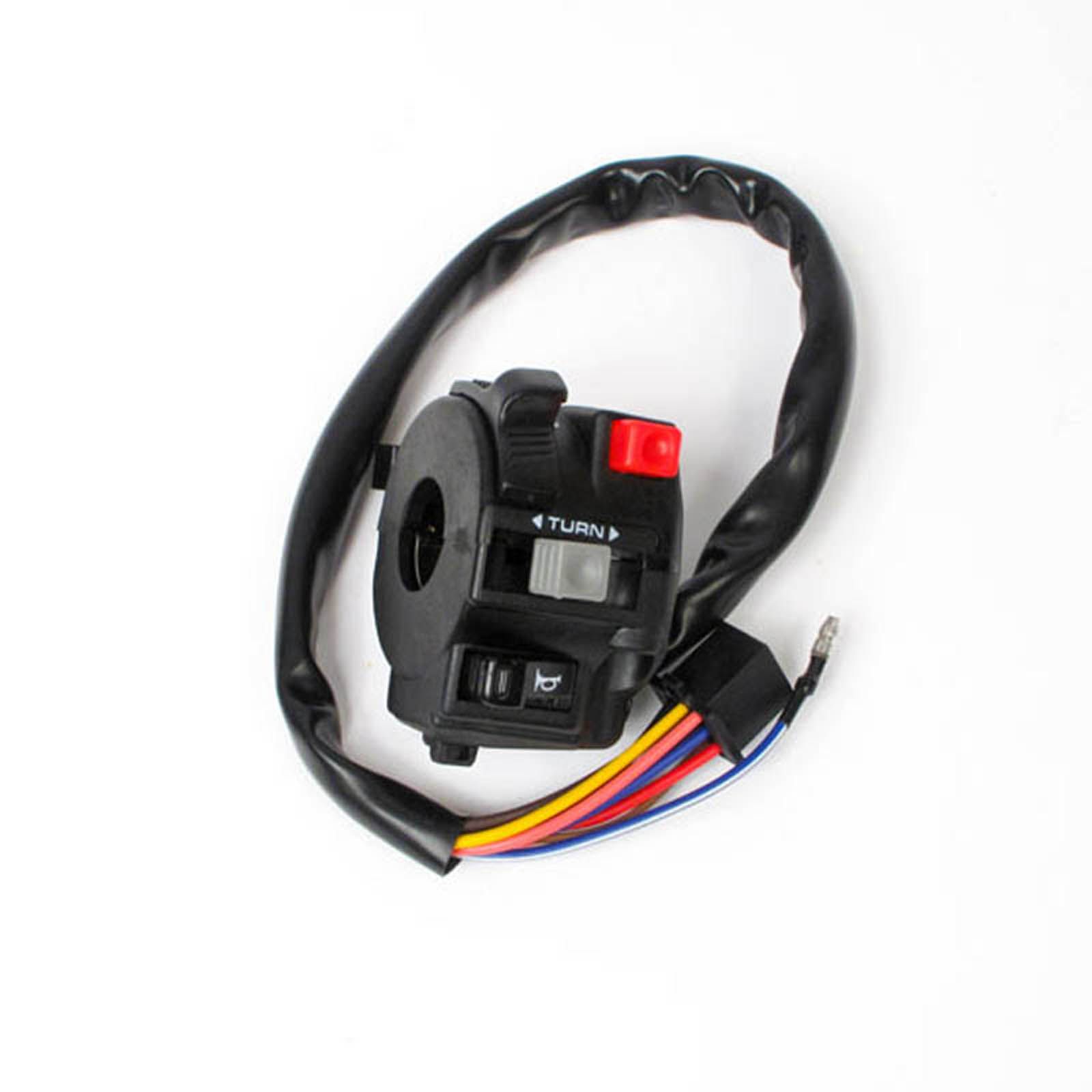 WHITES SWITCH BLOCK TURN/HEADLIGHT/HORN/KILL (45.5mm) - Image 1