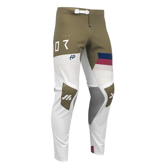 Thor MX Sportmode League Motocross Pants White/Copper