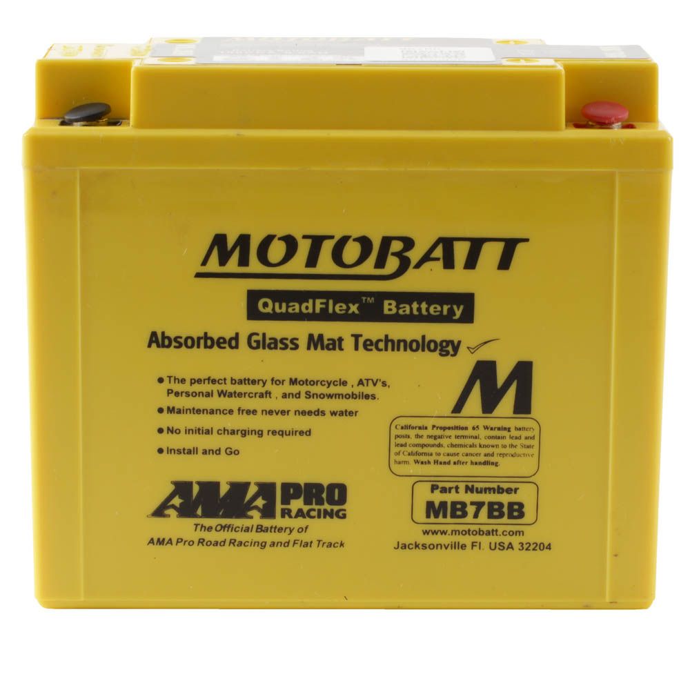 Motobatt Battery Quadflex AGM - MB7BB