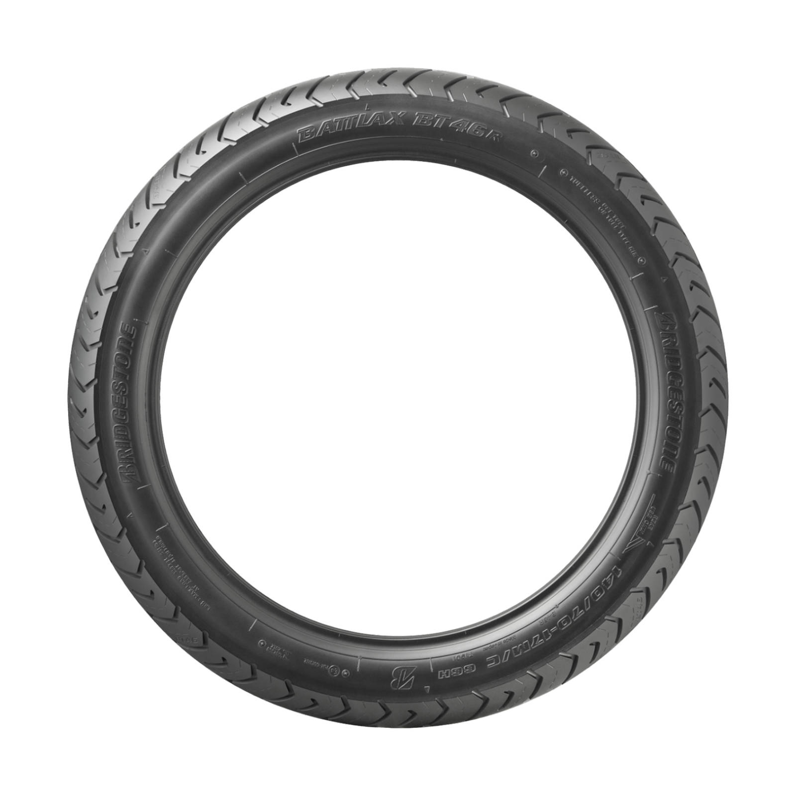 Bridgestone BT46 Tubeless Rear Road Tyre 140/80x17 - Image 3
