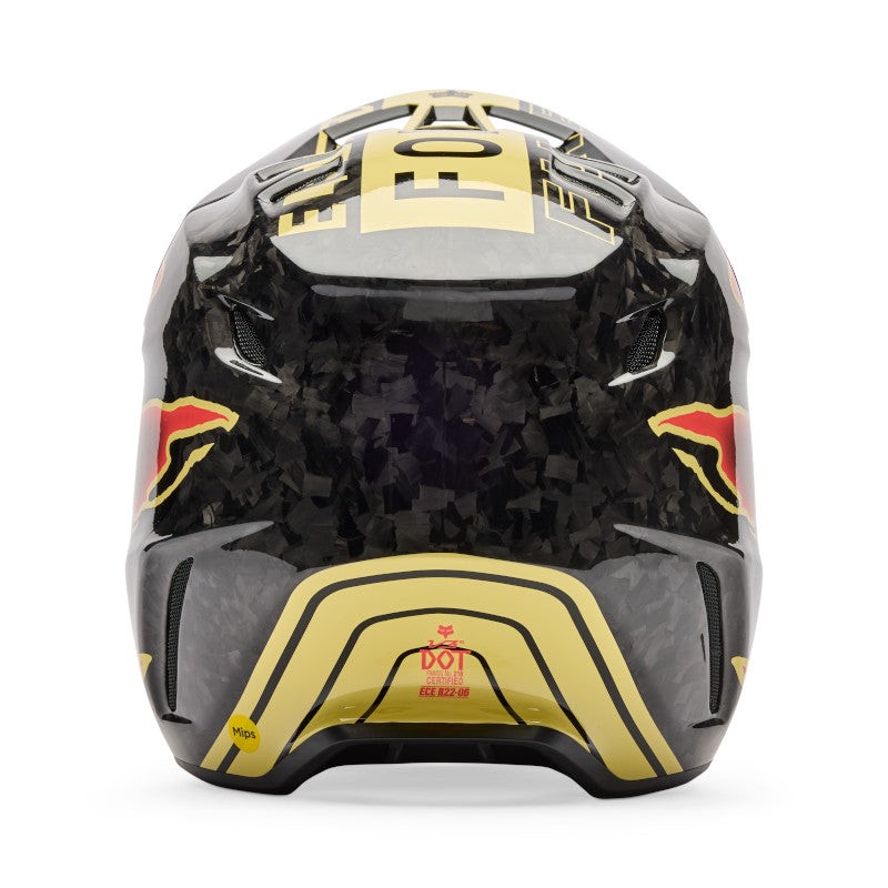 Fox V3 RS Inning Motocross Helmet Black/Purple