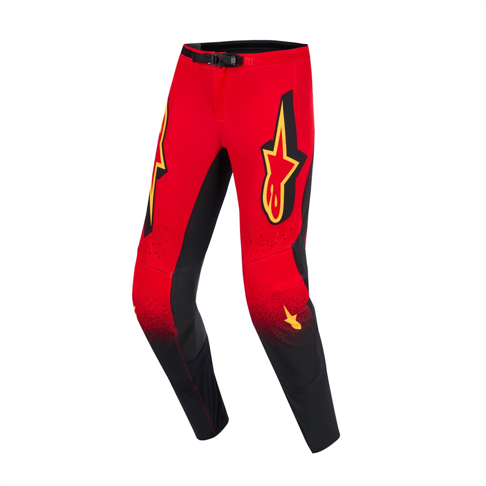 Alpinestars Supertech Scenz Motocross Pants Red/Black/Yellow