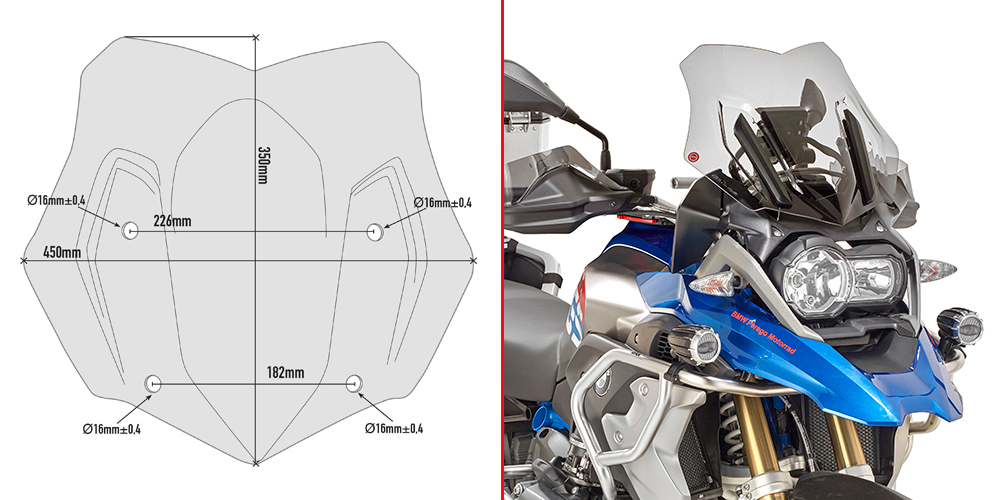 UPPER ENGINE GUARD STAINLESS STEEL BMW R 1200/1250 GS '17-