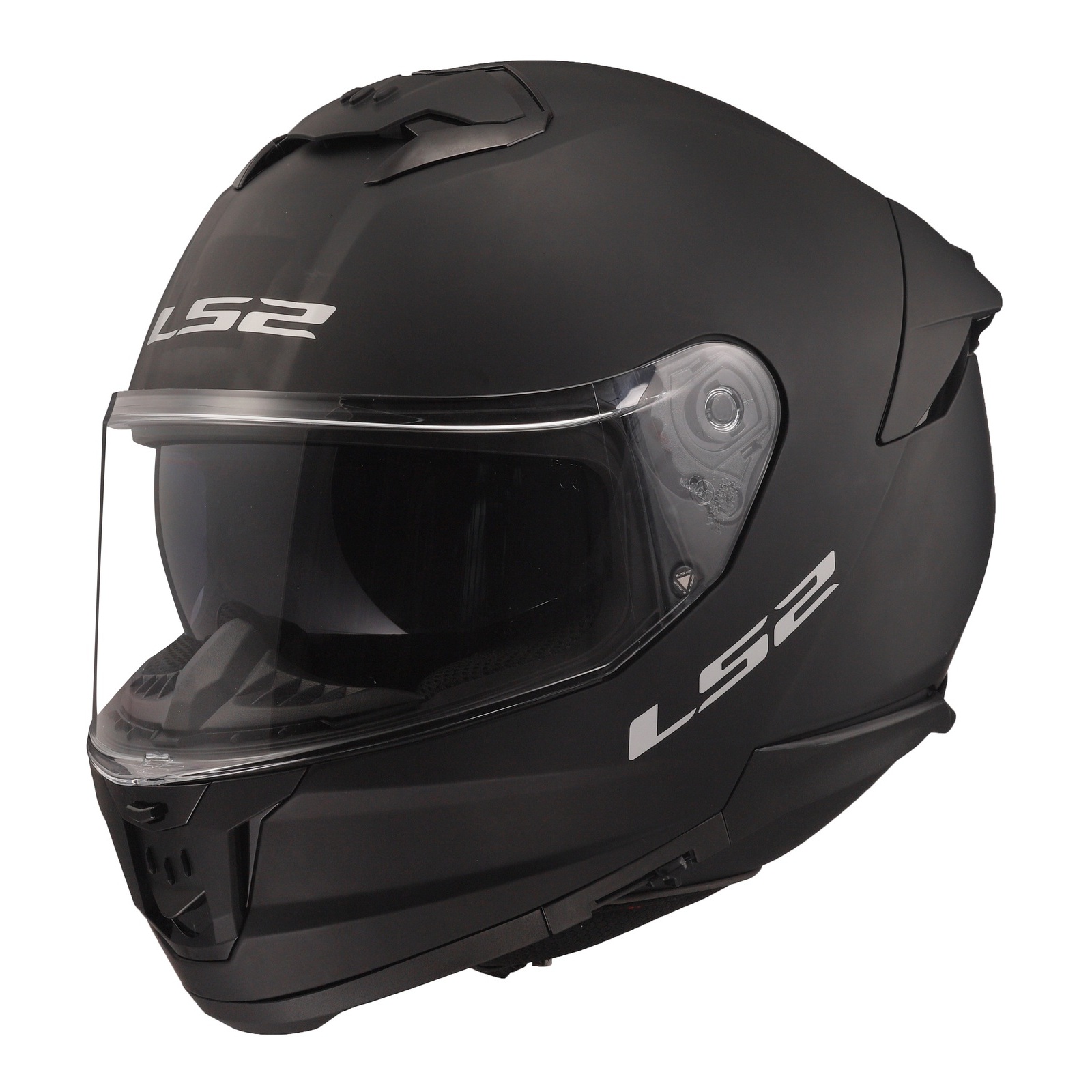LS2 FF808 Stream II Road Helmet Matte Black - Image 1