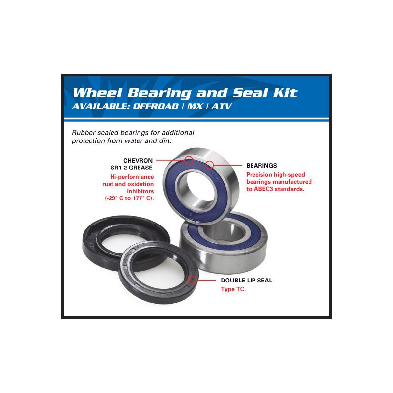 All Balls Wheel Bearing Kit 25-1753 DRZ400 SM 05-16