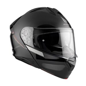 MT Genesis SV Flip Front Helmet Gloss Black - Image 3