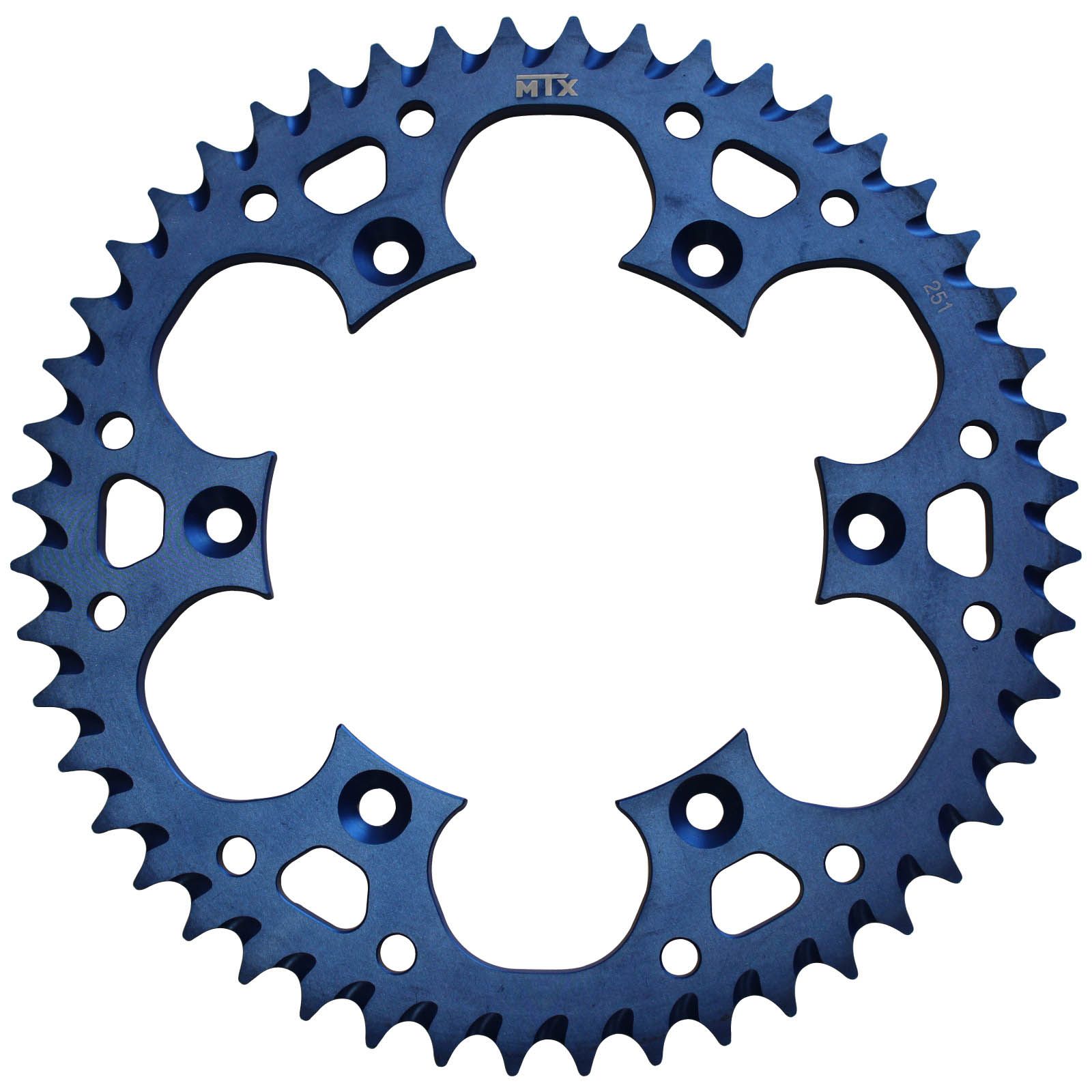 SPKT REAR ALLOY MTX ZERO BLU 251 49T #520 - Image 1
