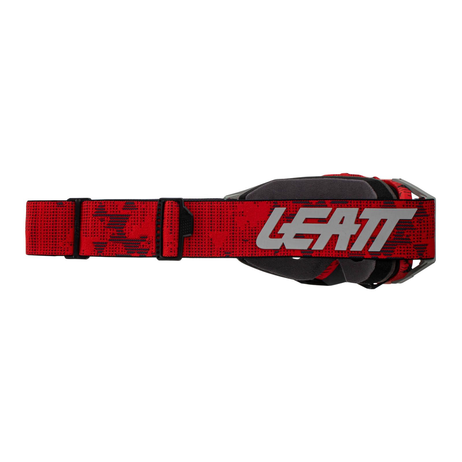 Leatt Velocity 6.5 Motocross Goggles Enduro Red Clear Lens - Image 2