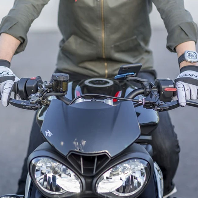 Motorcycle Extension Arm Quad Lock