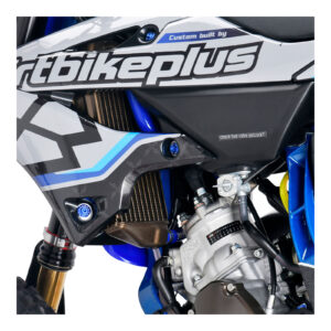 DRC Silicone Radiator Hose Kit - Yamaha YZ450F (2018–2022) - Blue - Image 2