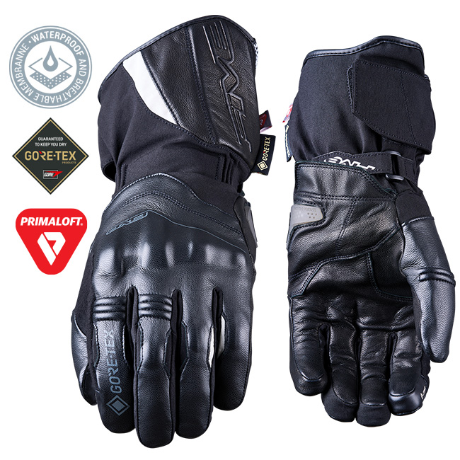 Five WFX Skin EVO Woman GTX Road Gloves Black/White