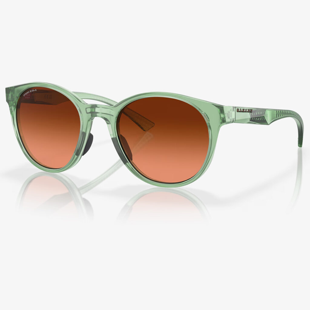 Oakley Spindrift Sunglasses Trans Jade w/PRIZM Brown Gradient