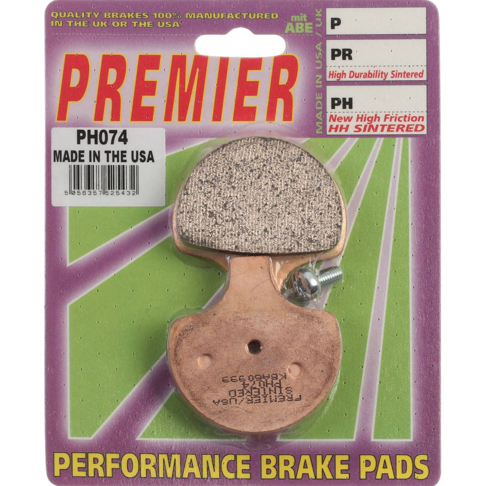 PREMIER BRAKE PADS HI-PERF SINT PH074 – HD