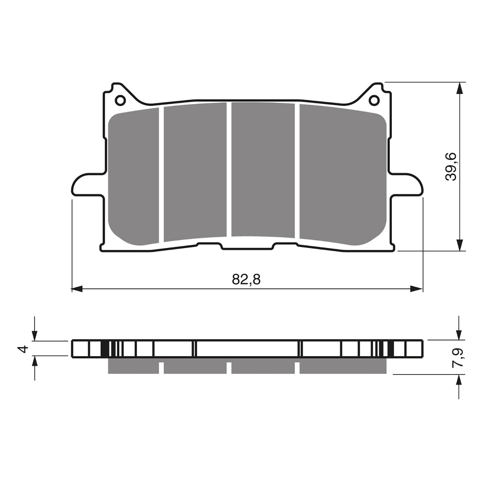 BRAKE PADS GOLDFREN SINTERED SPORTS GF379 - S3 ( PH503 ) - Image 1
