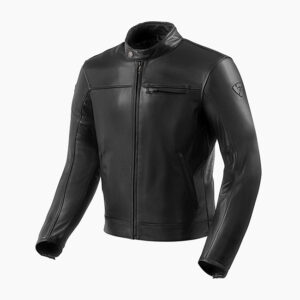 Rev'It Roamer 2 Leather Road Jacket Black - Image 1
