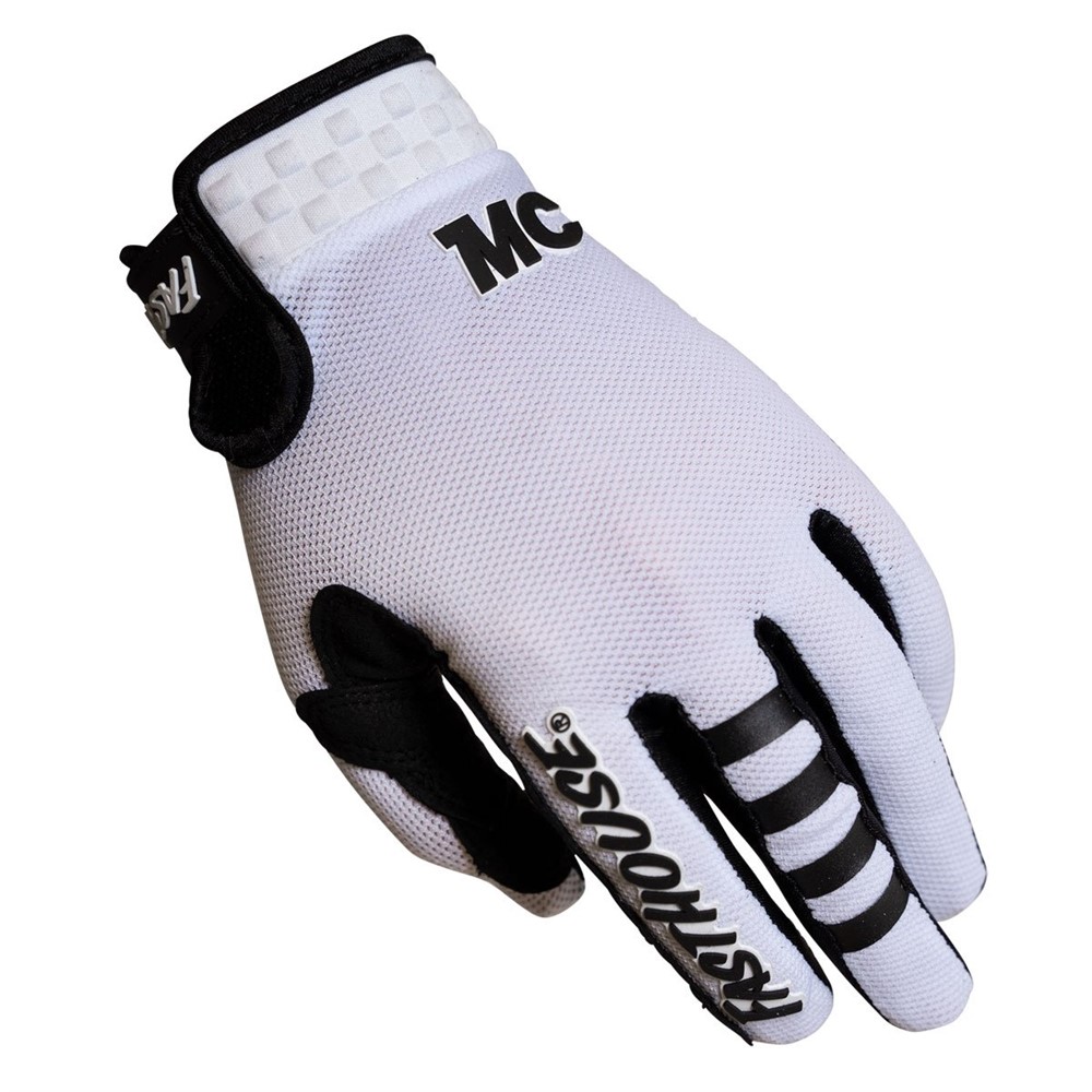 Fasthouse Youth A/C Elrod Air Motocross Glove White