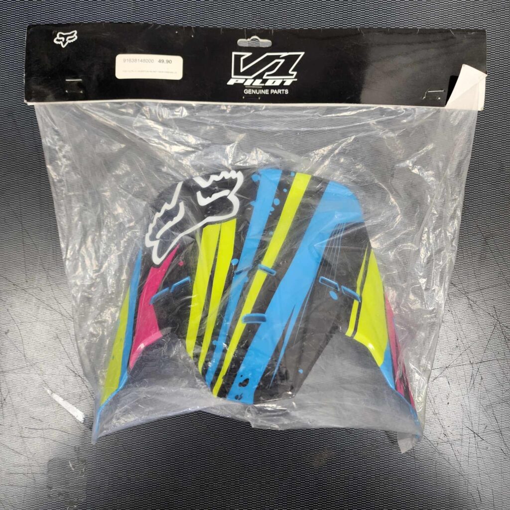 Fox Helmet Peak Youth V1 Undertow Green/Blue