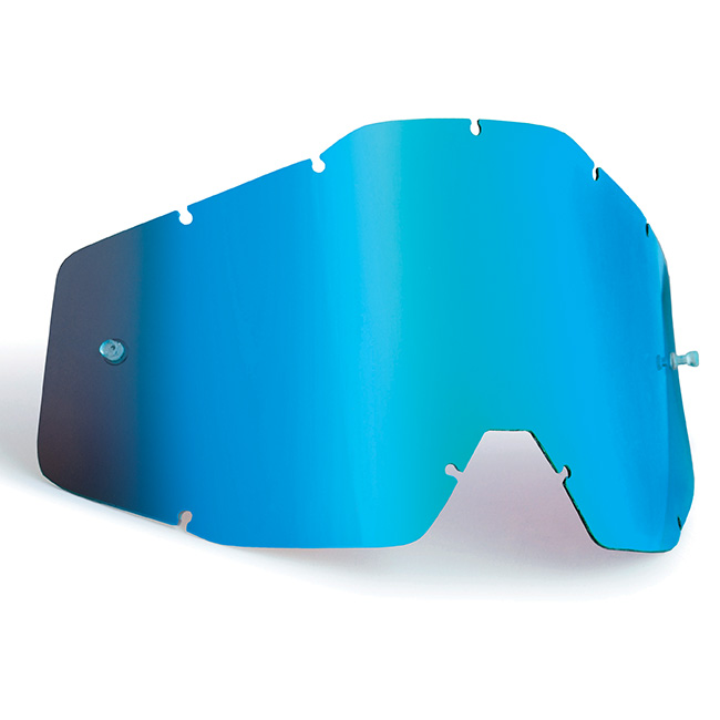 FMF POWERBOMB/POWERCORE Lens Anti-Fog Blue Mirror/Blue     [A]