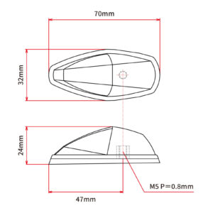 DRC 586 LED Flasher Lights (12V / Smoke / Pair) - Image 10