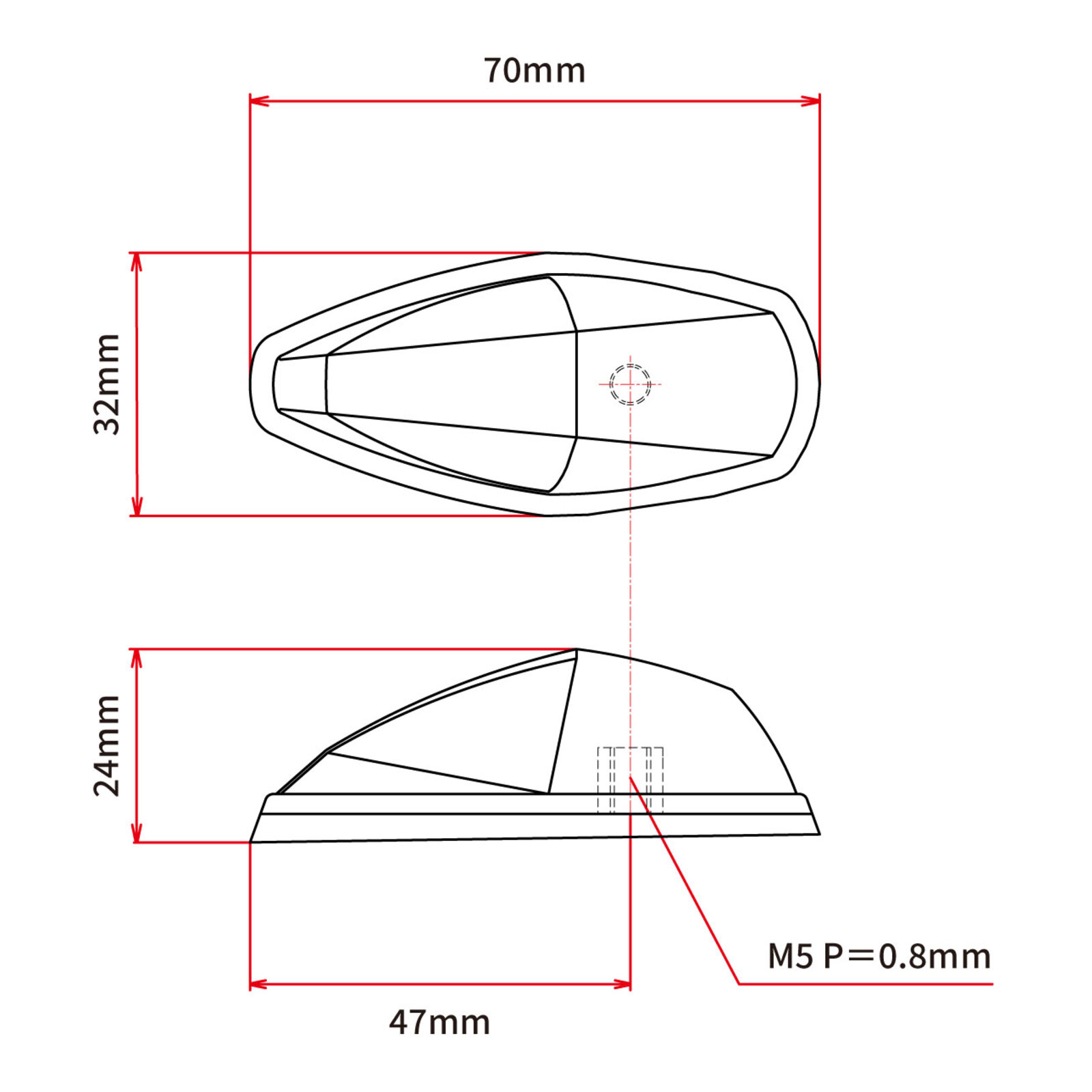 DRC 586 LED Flasher Lights (12V / Smoke / Pair) - Image 10