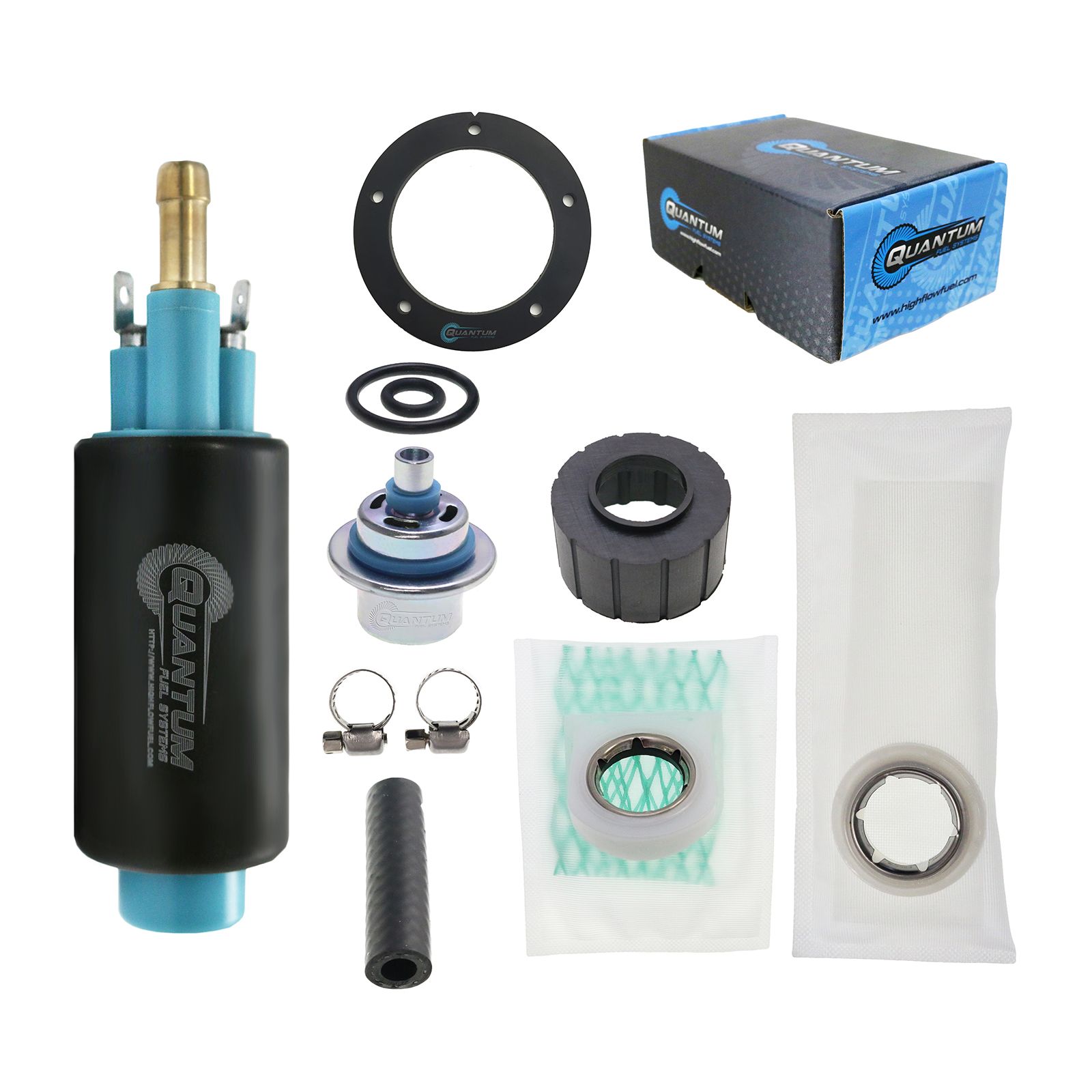 QUANTUM IN-TANK EFI  FUEL PUMP W/ REGULATOR, TANK SEAL - Image 1
