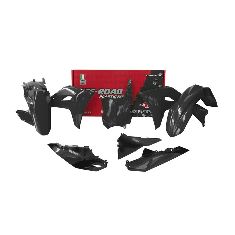 PLASTICS KIT RTECH W NUMBERPLATE KX450F/KX250F 24-25