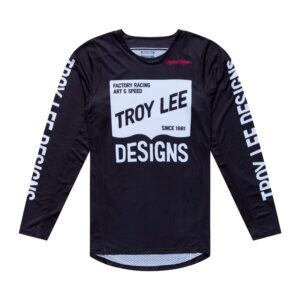 Troy Lee Designs GP Pro Air Locked Motocross Jersey Black - Image 1
