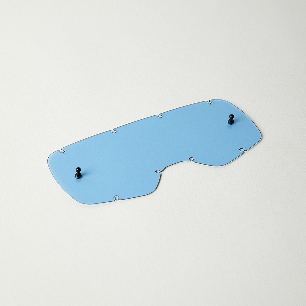 FOX YOUTH AIRSPACE/MAIN MX20 LEXAN LENS [BLUE] OS