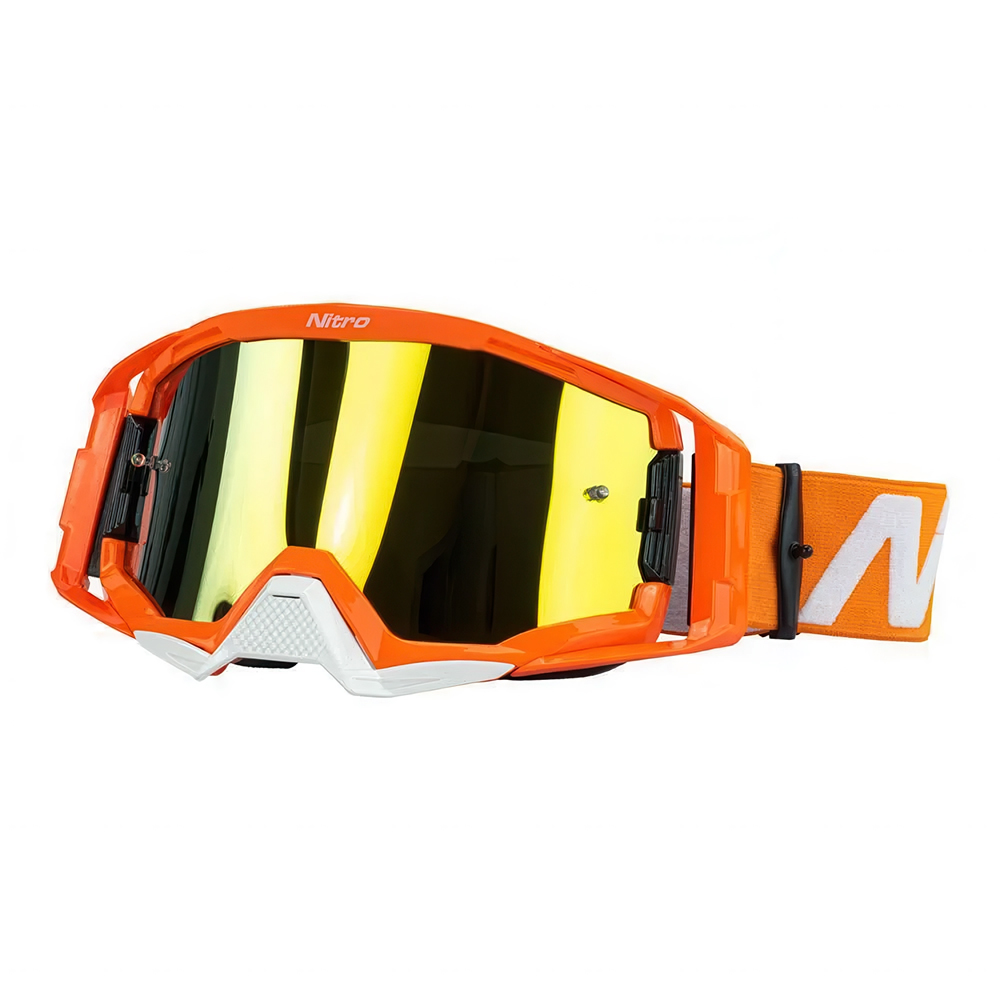 NITRO NV-150 Motocross Goggles Orange/White