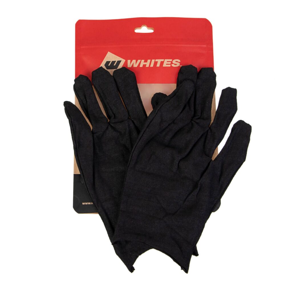 WHITES INNER GLOVES 20G HEAVY - Black
