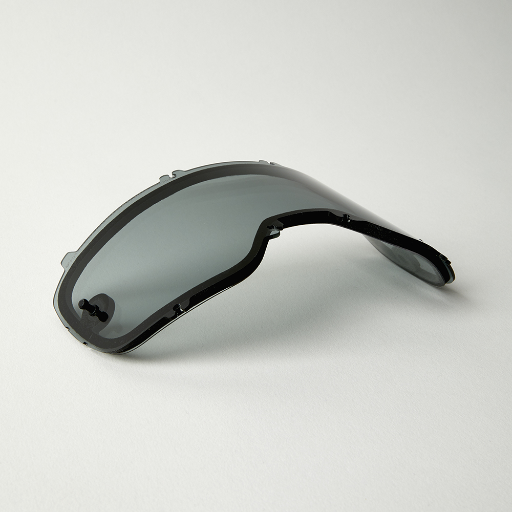 FOX MX20 AIRSPACE/MAIN DUAL INJ LENS-NON MIRROR[DARK GREY] OS