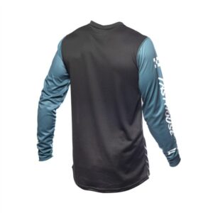 Fasthouse Carbon Force Motocross Jersey Youth Teal - Image 2