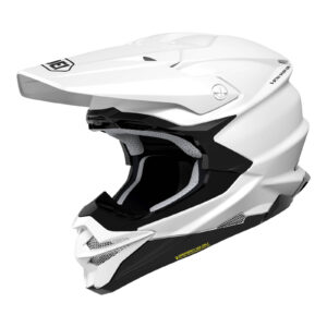 Shoei VFX-WR06 M.E.D.S Motocross Helmet White - Image 1