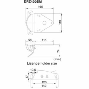 DRC EDGE TAIL LIGHT HOLDER KIT - Image 1