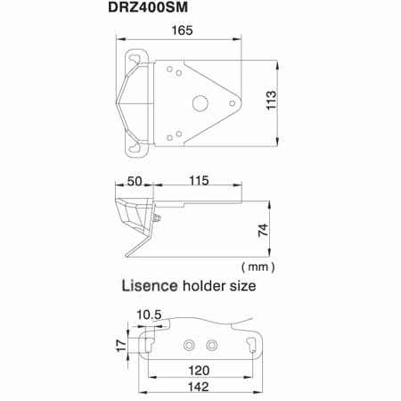 DRC EDGE TAIL LIGHT HOLDER KIT