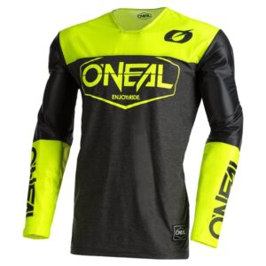 Oneal Mayhem Hexx Motocross Jersey Youth Black/Yellow - Image 1