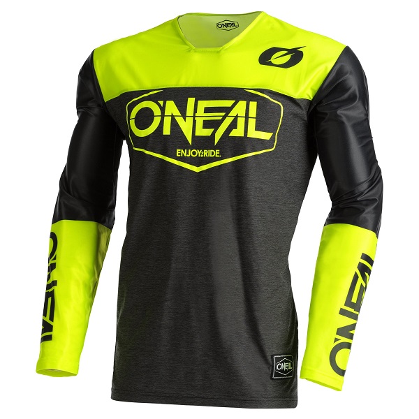 Oneal Mayhem Hexx Motocross Jersey Youth Black/Yellow