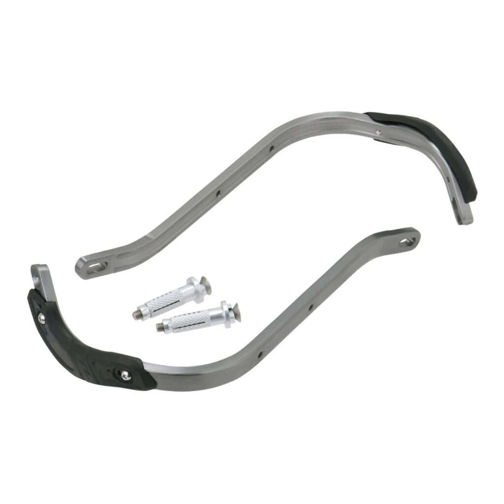 Zeta Pro Armor Bended Hand Guard - Titanium Colour