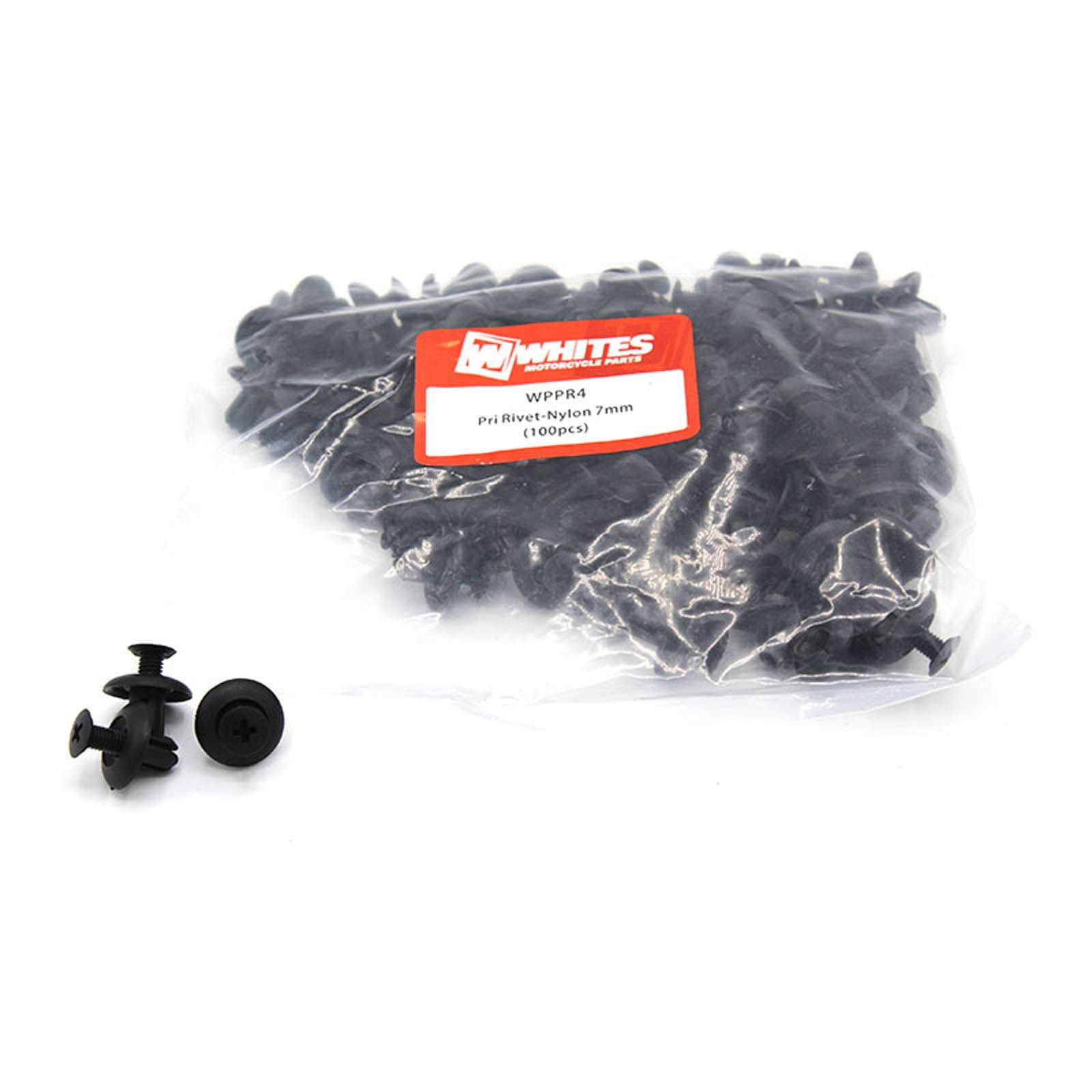 WHITES PRY RIVET - NYLON 7MM -PKT / 100PCS - Image 2