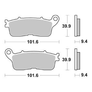 Brembo Brake Pad - Sintered Rear - Image 2