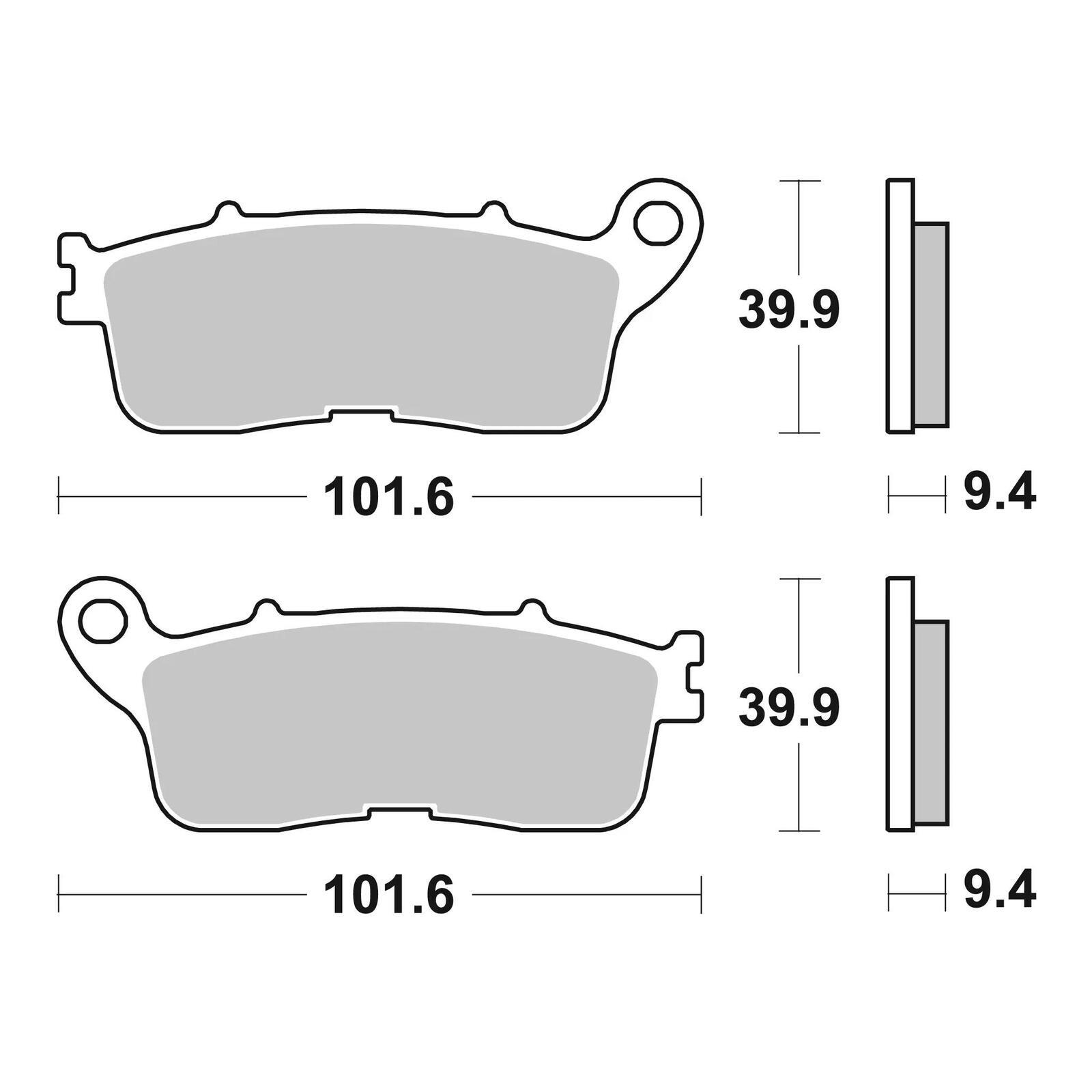 Brembo Brake Pad - Sintered Rear - Image 2
