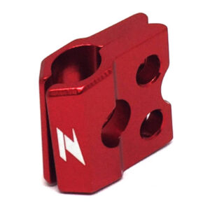 Zeta F-Brake Line Clamp Kawasaki KXF/KLX, Suzuki RM/RMZ - Red - Image 2