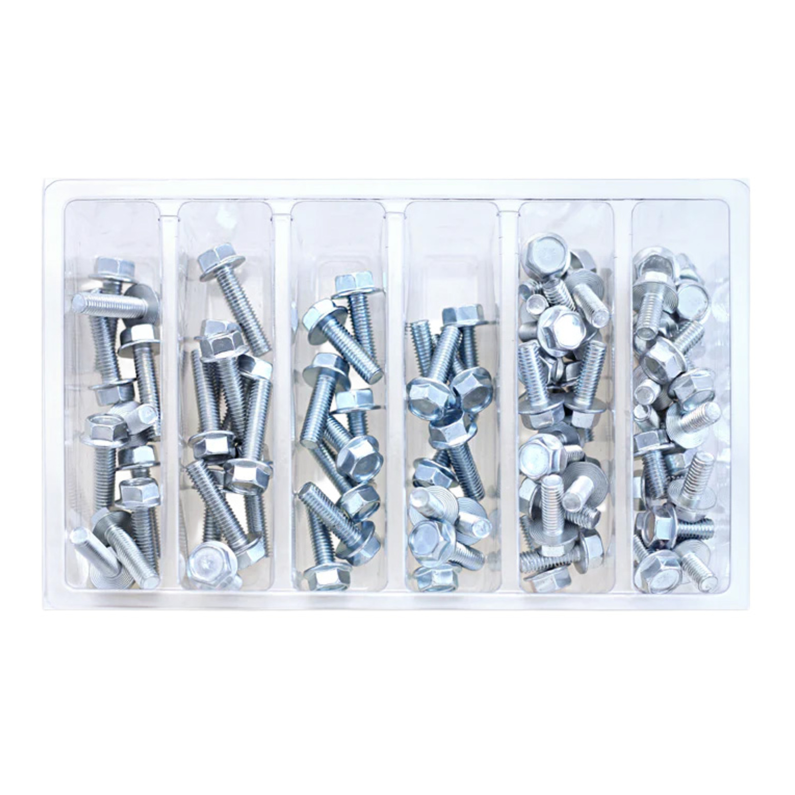 Bolt Service Kit M6 10mm Hex Flange Bolt - Image 1