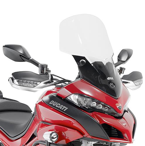 GIVI SCREEN DUCATI MULTISTRADA 950/1200/1260 '15-> CLEAR 7cm TALLER