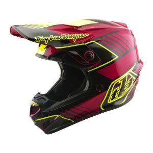Troy Lee Designs GP Pro Segment Motocross Helmet Youth Fuchsia - Image 1